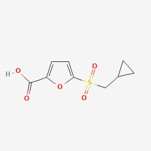 5-((Cyclopropylmethyl)sulfonyl)furan-2-carboxylic acid