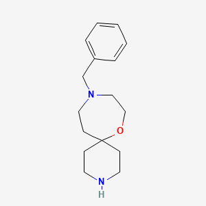 molecular formula C16H24N2O B14889471 10-Benzyl-7-oxa-3,10-diazaspiro[5.6]dodecane 