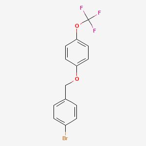 1-Bromo-4-((4-(trifluoromethoxy)phenoxy)methyl)benzene