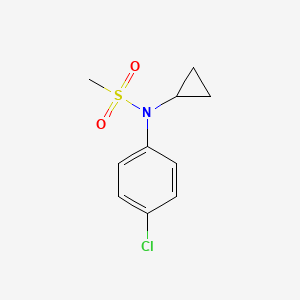 n-(4-Chlorophenyl)-N-cyclopropylmethanesulfonamide