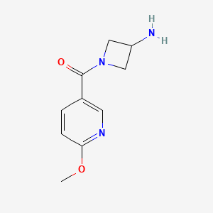 (3-Aminoazetidin-1-yl)(6-methoxypyridin-3-yl)methanone