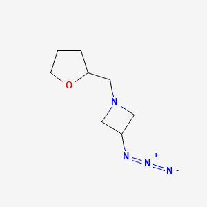 3-Azido-1-((tetrahydrofuran-2-yl)methyl)azetidine