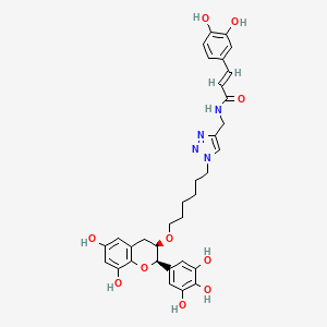 molecular formula C33H36N4O10 B14889553 Hpa-IN-2 