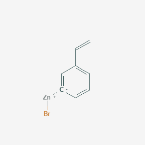 molecular formula C8H7BrZn B14889554 3-StyrenylZinc bromide 