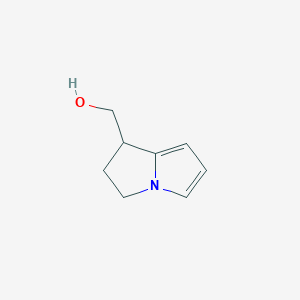 molecular formula C8H11NO B14889569 (2,3-dihydro-1H-pyrrolizin-1-yl)methanol 