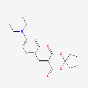 8-(4-Diethylamino-benzylidene)-6,10-dioxa-spiro[4.5]decane-7,9-dione