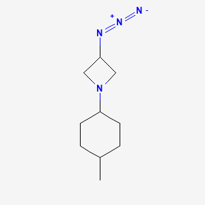 molecular formula C10H18N4 B1488962 3-Azido-1-(4-methylcyclohexyl)azetidine CAS No. 2098012-64-5