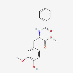 (S)-Methyl 2-benzamido-3-(4-hydroxy-3-methoxyphenyl)propanoate