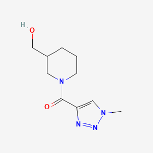 (3-(hydroxymethyl)piperidin-1-yl)(1-methyl-1H-1,2,3-triazol-4-yl)methanone