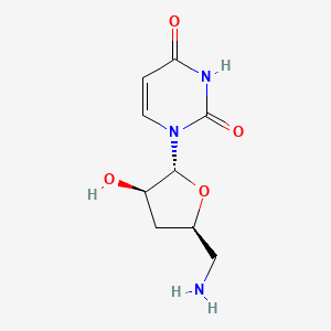 1-((2R,3R,5R)-5-(Aminomethyl)-3-hydroxytetrahydrofuran-2-yl)pyrimidine-2,4(1H,3H)-dione