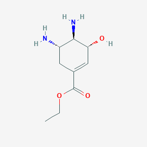 Ethyl (3R,4R,5S)-4,5-diamino-3-hydroxycyclohex-1-ene-1-carboxylate