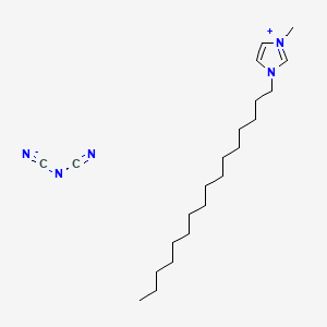 molecular formula C22H39N5 B14889687 1-Hexadecyl-3-methylimidaZolium dicyanamide 