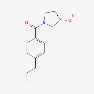 molecular formula C14H19NO2 B1488969 (3-Hydroxypyrrolidin-1-yl)(4-propylphenyl)methanone CAS No. 2098065-55-3