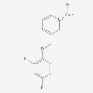 3-[(2',4'-Difluorophenoxy)methyl]phenylZinc bromide