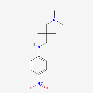 molecular formula C13H21N3O2 B14889770 n1,n1,2,2-Tetramethyl-n3-(4-nitrophenyl)propane-1,3-diamine 