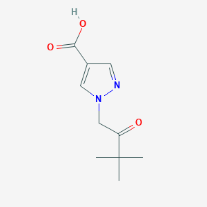 1-(3,3-dimethyl-2-oxobutyl)-1H-pyrazole-4-carboxylic acid