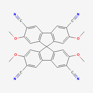 2,2',7,7'-Tetramethoxy-9,9'-spirobi[fluorene]-3,3',6,6'-tetracarbonitrile