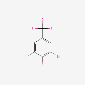 1-Bromo-2-fluoro-3-iodo-5-(trifluoromethyl)benzene