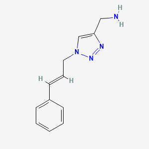(1-cinnamyl-1H-1,2,3-triazol-4-yl)methanamine