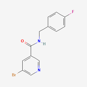 5-Bromo-N-(4-fluorobenzyl)nicotinamide