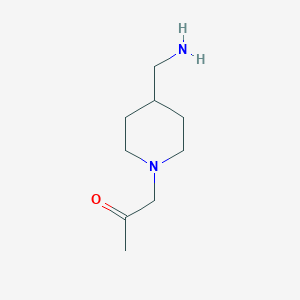 1-(4-(Aminomethyl)piperidin-1-yl)propan-2-one