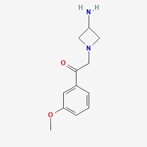 2-(3-Aminoazetidin-1-yl)-1-(3-methoxyphenyl)ethan-1-one