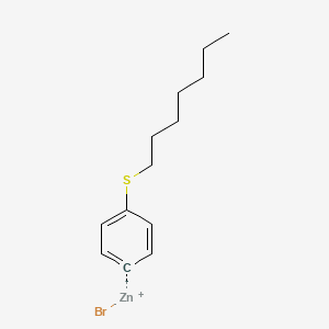 4-n-HeptylthiophenylZinc bromide