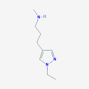 [3-(1-ethyl-1H-pyrazol-4-yl)propyl](methyl)amine