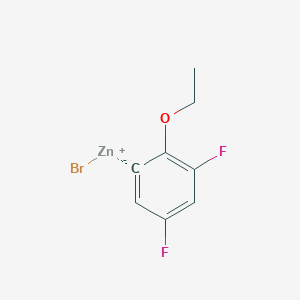 (2-Ethoxy-3,5-difluorophenyl)Zinc bromide