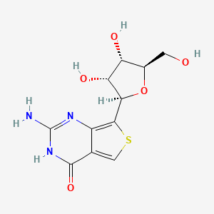 2-amino-7-[(2R,3R,4S,5R)-3,4-dihydroxy-5-(hydroxymethyl)oxolan-2-yl]-3H-thieno[3,4-d]pyrimidin-4-one