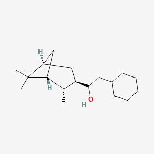 molecular formula C18H32O B14890052 2-Cyclohexyl-1-((1R,2R,3R,5S)-2,6,6-trimethylbicyclo[3.1.1]heptan-3-yl)ethan-1-ol 