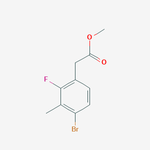 Methyl 2-(4-bromo-2-fluoro-3-methylphenyl)acetate