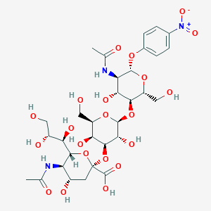 molecular formula C31H45N3O21 B14890076 NeuAc(a2-3)Gal(b1-4)GlcNAc(b)-O-Ph(4-NO2) 