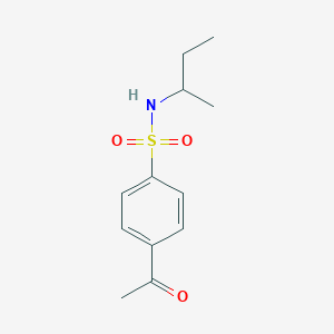 4-Acetyl-n-(sec-butyl)benzenesulfonamide