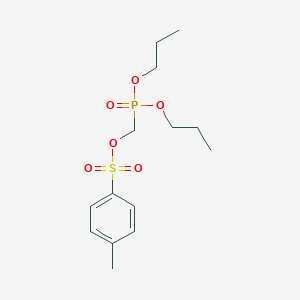 molecular formula C14H23O6PS B14890154 (Dipropoxyphosphoryl)methyl 4-methylbenzenesulfonate 