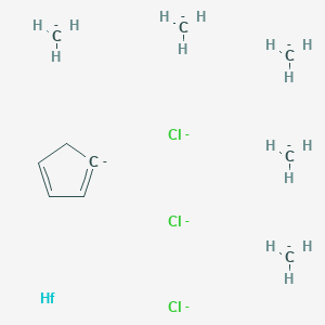 Carbanide;cyclopenta-1,3-diene;hafnium;trichloride