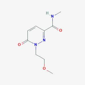 1-(2-methoxyethyl)-N-methyl-6-oxo-1,6-dihydropyridazine-3-carboxamide