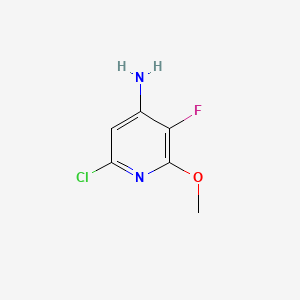 6-Chloro-3-fluoro-2-methoxypyridin-4-amine