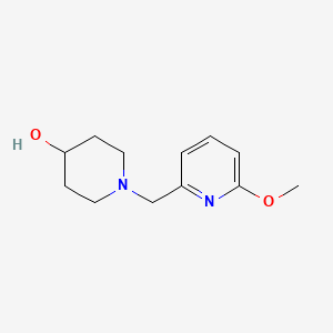 1-((6-Methoxypyridin-2-yl)methyl)piperidin-4-ol