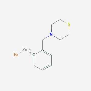 2-[(4-Thiomorpholino)methyl]phenylZinc bromide