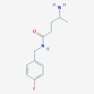 4-Amino-N-(4-fluorobenzyl)pentanamide