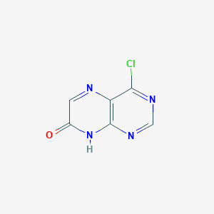 molecular formula C6H3ClN4O B14890313 4-Chloropteridin-7(8H)-one 