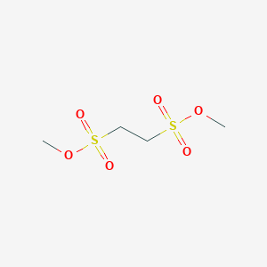 molecular formula C4H10O6S2 B14890337 1,2-Ethanedisulfonic acid dimethyl ester 