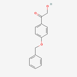 molecular formula C15H14O3 B14890342 1-(4-(Benzyloxy)phenyl)-2-hydroxyethan-1-one 