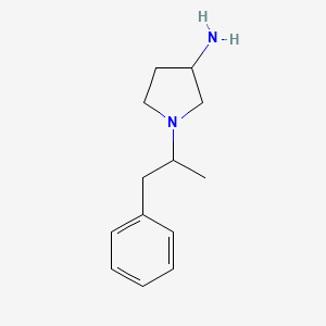 molecular formula C13H20N2 B1489037 1-(1-Phenylpropan-2-yl)pyrrolidin-3-amine CAS No. 1340270-05-4