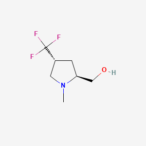 ((2S,4R)-1-Methyl-4-(trifluoromethyl)pyrrolidin-2-yl)methanol