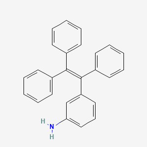 molecular formula C26H21N B14890387 3-(1,2,2-Triphenylvinyl)aniline 