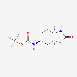 tert-Butyl ((3aS,6S,7aS)-2-oxooctahydrobenzo[d]oxazol-6-yl)carbamate