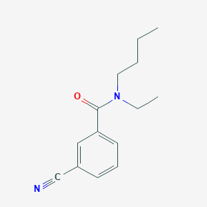 molecular formula C14H18N2O B14890403 N-butyl-3-cyano-N-ethylbenzamide 