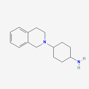 4-(3,4-Dihydroisoquinolin-2(1H)-yl)cyclohexan-1-amine